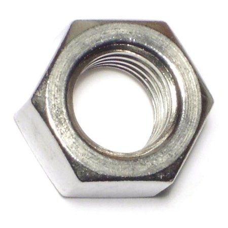 MIDWEST FASTENER Hex Nut, 5/8"-11, 18-8 Stainless Steel, Not Graded, 25 PK 05275